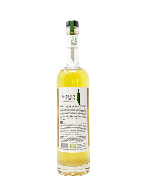 Green Sauce New Mexico Green Chile Liqueur