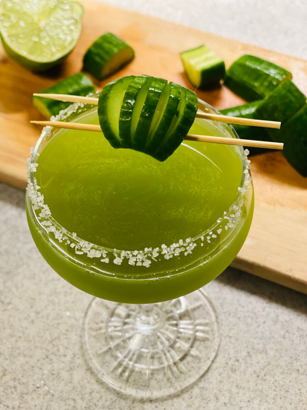 PLACITAS | OUR COCKTAIL, YOUR GLASS: CUCUMBER NEWMEXCAL MARGARITA (2 cocktails)