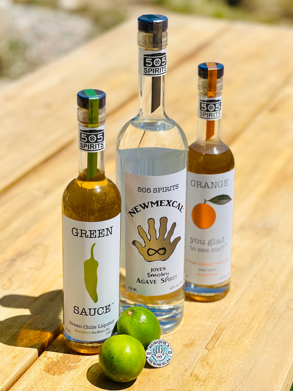 PLACITAS | 3 BOTTLE BUNDLE (Save 10%): Green Chile Mezcal Margarita Spirits