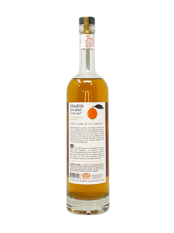 Orange You Glad to See Me? Artisan, Small-Batch Triple Sec Liqueur